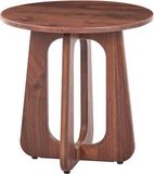 Beliani GAILLARD Bijzettafel Bruin MDF
