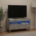 Maison Exclusive - meuble TV LED en aspect béton, fabriqué en panneaux de fibres de bois