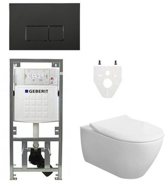 Villeroy & Boch Subway 2.0 DirectFlush toiletset slimseat wit 8718903033491