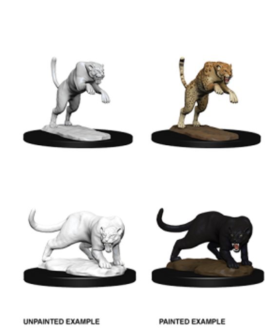 WizKids D&D Nolzur's Marvelous Miniatures: Panther & Leopard