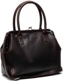 The Chesterfield Brand Dorin Waxed Pull Up Schoudertas - Bruin