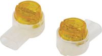 Tru Components Draadconnector Flexibel: 0.13-0.65 mm² Massief: 0.13-0.65 mm² Aantal polen: 2 100 stuk(s) Geel