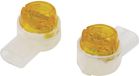 Tru Components Draadconnector Flexibel: 0.13-0.65 mm² Massief: 0.13-0.65 mm² Aantal polen: 2 100 stuk(s) Geel
