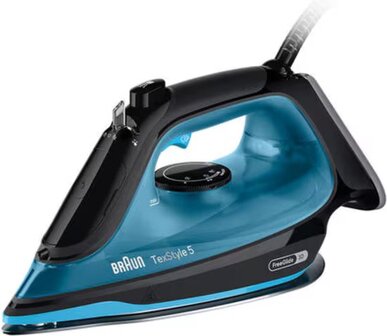 Braun. Braun TexStyle 5 SI5256BL Stoomstrijkijzer - 2600W - 210 g/min - Blauw
