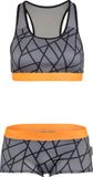 Beco BECO tangram bikini - B-cup - grijs/oranje - maat 40