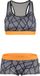 Beco BECO tangram bikini - B-cup - grijs/oranje - maat 40