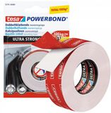 Tesa Powerbond Ultra Sterke Dubbelzijdige Montagetape - 1,5m - 19mm - Wit