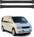 Omac Barres De Toit En Aluminium Pour Mercedes Vito W638 1996-2003 – Tüv / Din 75302:2019 – Charge Max 75 Kg – 2 Barres Noir