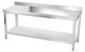 GOLDINOX plan de travail en acier inoxydable, 1800 x 600 mm, qualité premium