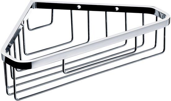 Emco System2 hoeksponsmand - chroom - wandmontage