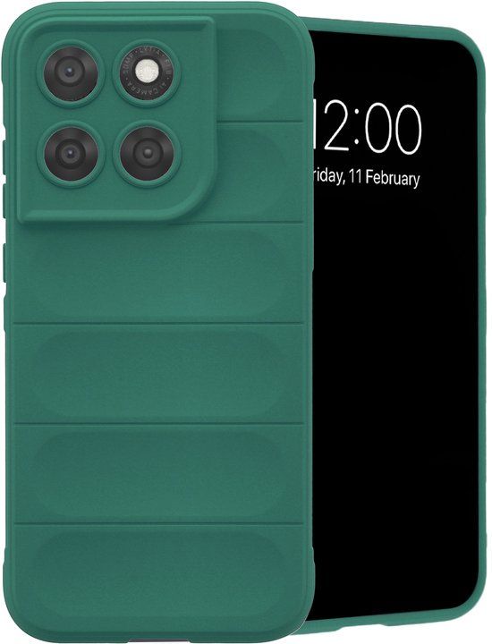 imoshion EasyGrip Backcover voor de Motorola Moto G77 - Donkergroen