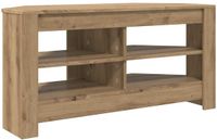 vidaXL HoekTVKabinet - 102 x 40,5 x 45 cm - Artisan Eiken Bewerkt Hout