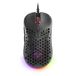 Mars Gaming MM55 Gamingmuis, Rechtshandig, USB Type-A, Optisch, 12800 DPI, Zwart
