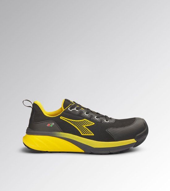 Diadora VORTEX DA2 LOW S3S BLACK /YELLOW CROMS 38
