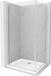 Mexen Pretoria cabine de douche battante 80 x 70 cm, transparent, chrome + receveur de douche plat