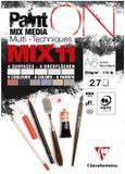 Clairefontaine Paint ON Multi-Techniek Pad A6 250g 27 vel 6 kleuren