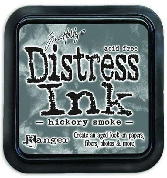 - Ranger Distress Inks pad hickory smoke