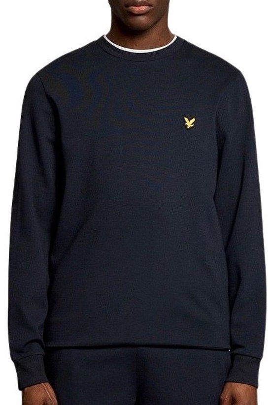 Lyle & Scott Crew Neck Fly Fleece Sweater Heren - Maat M