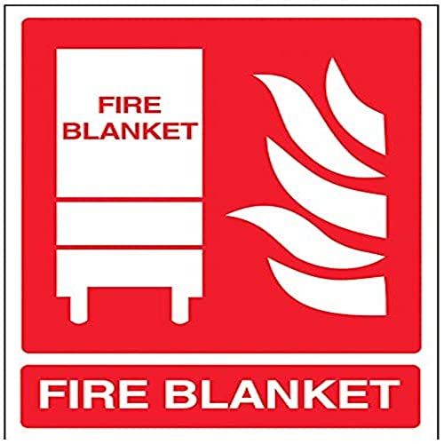 VSafety branddeken bord - Portret - 150 x 200 mm - Stijf kunststof