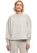 Urban Classics Dames oversized sweatshirt met ronde hals badstof dames 3 kleuren XS tot 5XL, warm grijs, M, warmgrijs