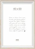 Deknudt Frames fotolijst S68VG1 - wit met naturel biesje - foto 40x60
