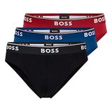 BOSS HUGO BOSS Power briefs (3-pack) - Heren Slips - Rood - Blauw - Zwart - XXL