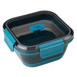 Lurch Vershouddoos, siliconen, 700 ml, petrol, opvouwbaar en lekvrij, lunchbox voor onderweg