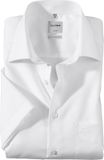 OLYMP Luxor comfort fit chemise - manche courte - blanc - Repassage facile - Tour de cou : 47