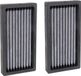 K&N Interieurfilter passend voor Jeep Liberty/Dodge Nitro 3.7 & 4.0 2008-2012 (set van 2) (VF1016)