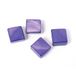 parelmossel, Marineblauwe glanzende vierkante parelmoer parel 30 x 30 mm. 250 g. 37 u. ca.