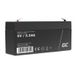 GREEN CELL AGM14 6V 3.2Ah UPS-accu's