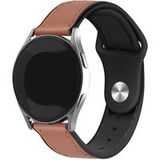 Coros Bracelet cuir hybride Apex 46mm (marron clair)