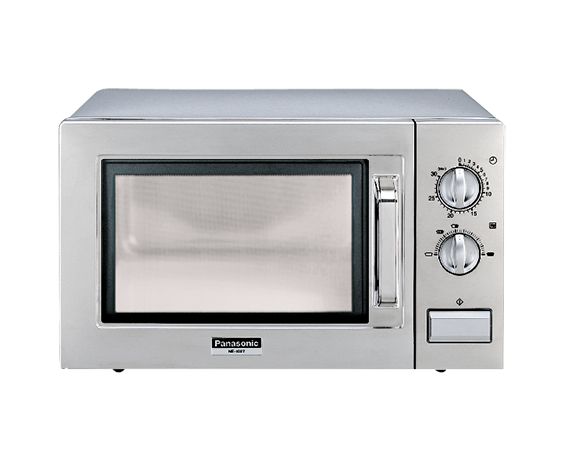 Panasonic NE-1027 Solo Microwave Oven - 22L, 1000W, Stainless Steel