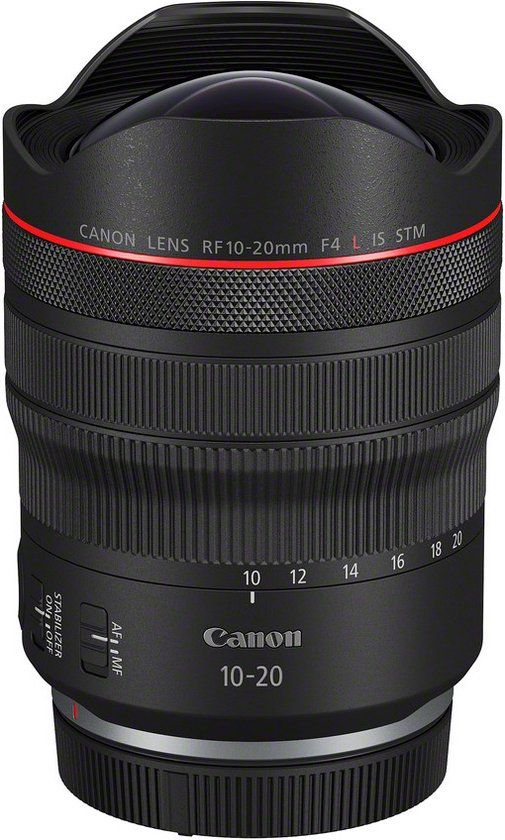 Canon RF 10-20mm F4 L IS STM Lens - Zwart