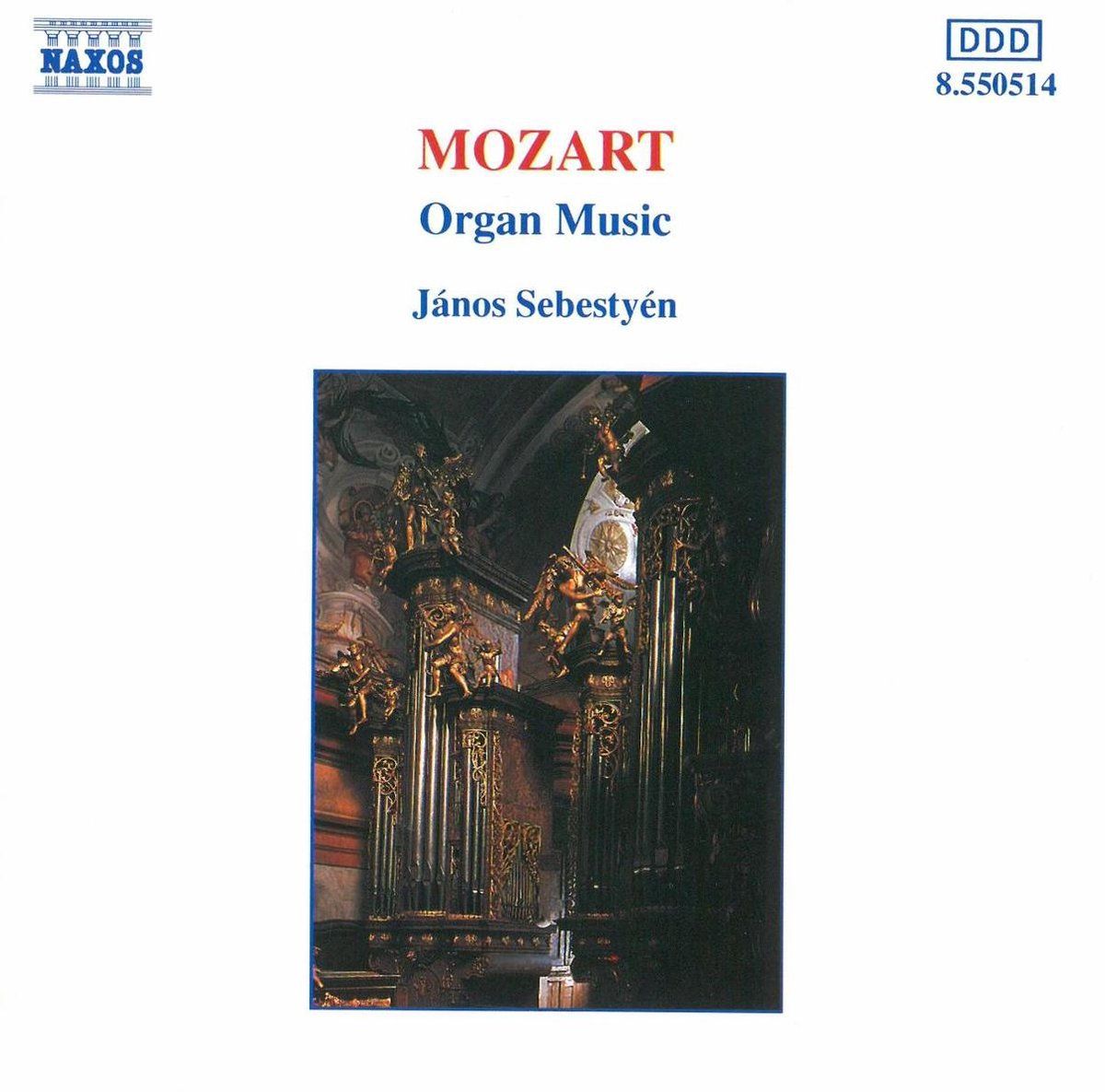 OUTHERE Mozart: Organ Music / Janos Sebestyen