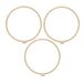 Borduurring van hout - 3x stuks - Dia 25 cm - Borduurframe - Borduren - Hobby - Knutselen