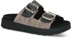 Caprice Dames Slipper 9-27202-46 Beige Zebra Leer G-breedte Maat 37 EU