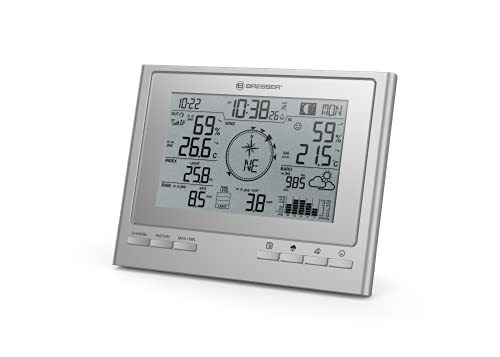 Bresser extra basisstation voor 7003100 ClimateScout-weerstation zilveren