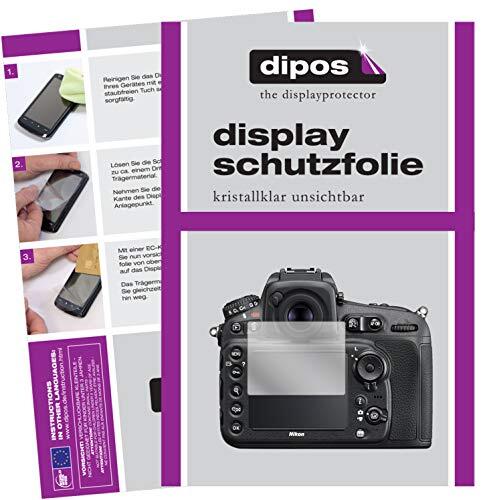 dipos I 2X beschermfolie helder compatibel met Nikon D810A folie displaybeschermfolie