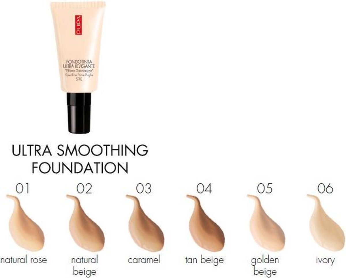 Pupa Milano ultra smoothing foundation nr 02