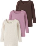 Name it Top met lange mouwen 3-pack