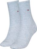 Tommy Hilfiger Sock Casual (2-pack) - dames sokken - blauw