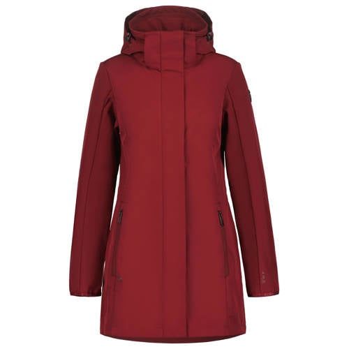 Luhta Iloniemi softshell jas - donkerrood