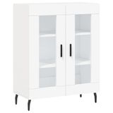 vidaXL Dressoir, wit, 69,5 x 34 x 90 cm, houtvezel