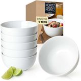Moritz & Moritz BASIC Mueslikommen Set 6-delig Wit