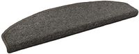 vidaXL Tapis d'escalier auto-adhésifs 15 pièces Gris foncé 80 x 24,5 x 3,5 cm