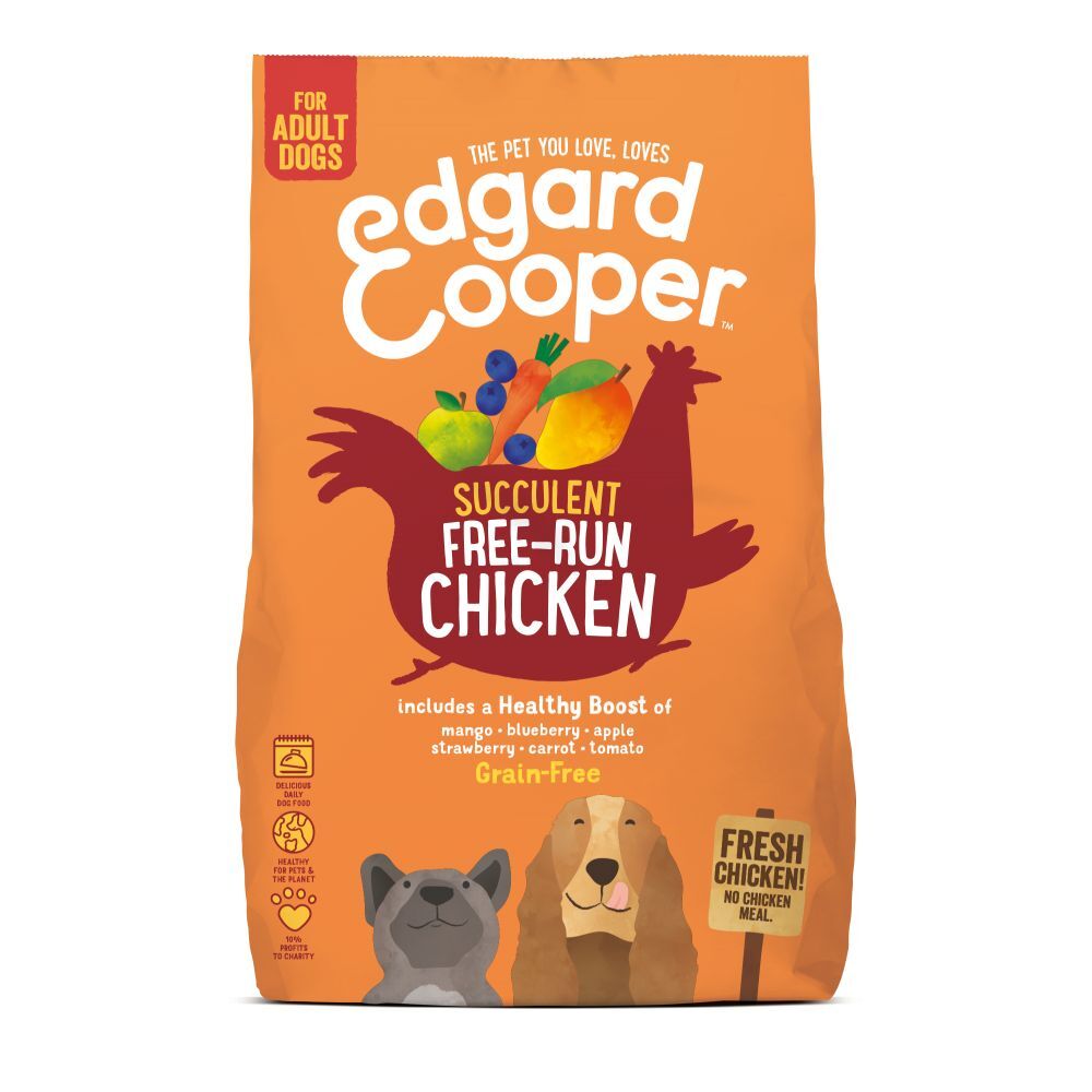 Edgard & Cooper Edgard&Cooper Free-Run Chicken Adult Kip&Mango&Bessen - Hondenvoer - 7 kg
