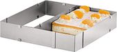 Axentia Kookframe, roestvrij staal, zilver, (b x h x d): ca. 23,5-44 x 5 x 20-37 cm, traploos verstelbaar