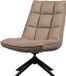 WOOOD Jouke Draaifauteuil - Polyester - Zand