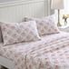 Laura Ashley Kingsize lakenset, katoenen flanellen beddengoed, geborsteld voor extra zachtheid en comfort, roze, (Lisalee Pink)